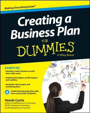 Cover of the book Creating a Business Plan For Dummies by Willi Brammertz, Ioannis Akkizidis, Wolfgang Breymann, Rami Entin, Marco Rustmann
