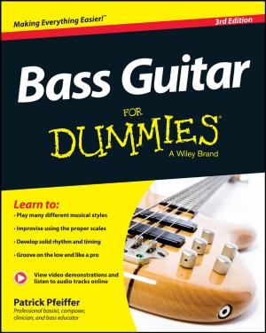 Cover of the book Bass Guitar For Dummies by Sara Honn Qualls, Julia E. Kasl-Godley