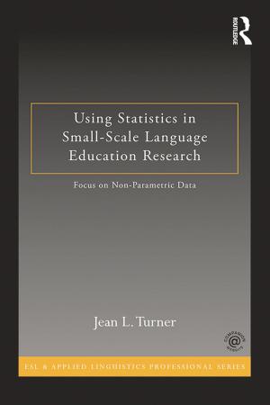 Cover of the book Using Statistics in Small-Scale Language Education Research by Nicholas J. Saunders