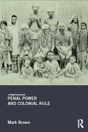 Cover of the book Penal Power and Colonial Rule by Nella Van Dyke