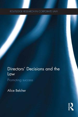 Book cover of Directors' Decisions and the Law