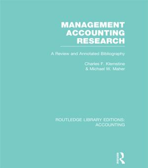 Cover of the book Management Accounting Research (RLE Accounting) by 