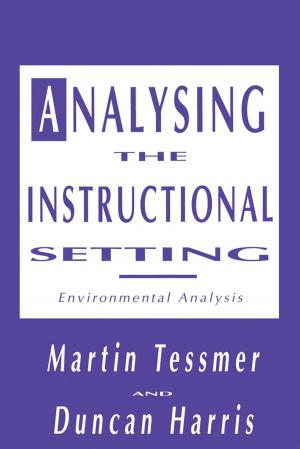 Cover of the book Analysing the Instructional Setting by Christopher Malone