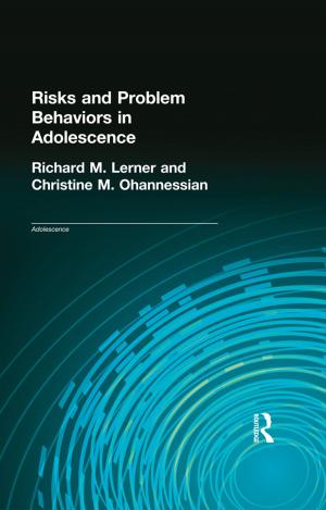 Book cover of Risks and Problem Behaviors in Adolescence