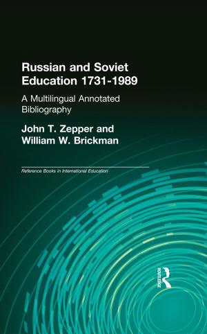 bigCover of the book Russian and Soviet Education 1731-1989 by 