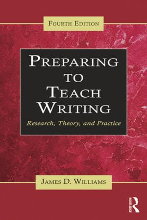 Cover of the book Preparing to Teach Writing by 