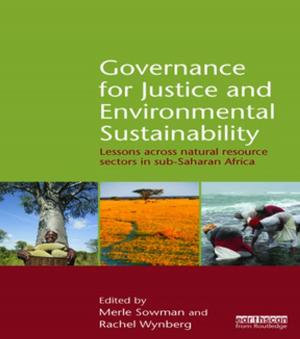 Cover of the book Governance for Justice and Environmental Sustainability by James Werner