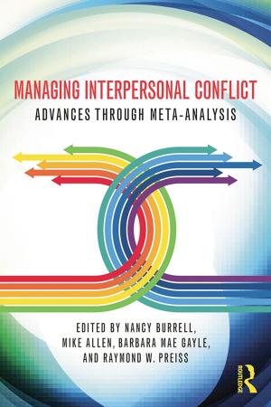 Cover of the book Managing Interpersonal Conflict by Helmut Anheier, Gorgi Krlev, Georg Mildenberger
