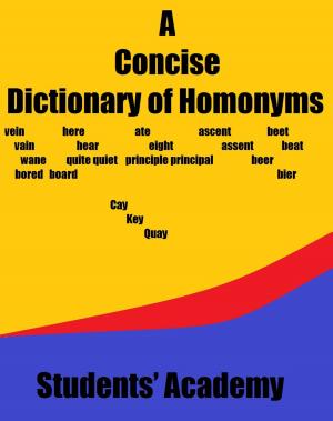 Book cover of A Concise Dictionary of Homonyms