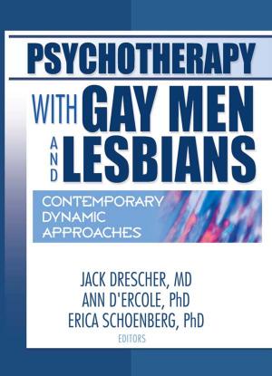 Cover of the book Psychotherapy with Gay Men and Lesbians by 