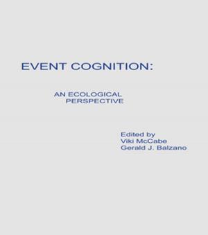 Cover of the book Event Cognition by John Cant