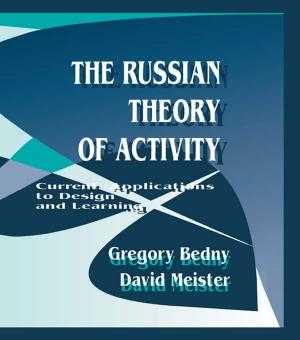 Cover of the book The Russian Theory of Activity by Regula Burckhardt Qureshi