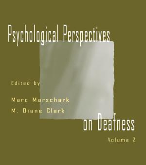 Cover of the book Psychological Perspectives on Deafness by Pasquale Frascolla