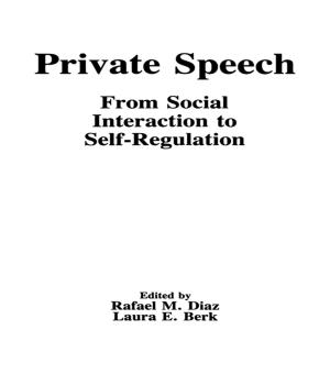 bigCover of the book Private Speech by 