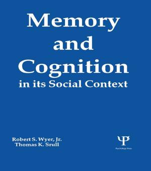 Book cover of Memory and Cognition in Its Social Context