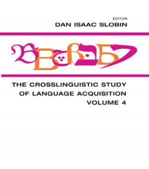 Cover of The Crosslinguistic Study of Language Acquisition