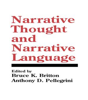 Cover of the book Narrative Thought and Narrative Language by 