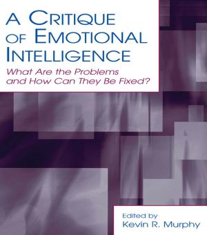 Cover of the book A Critique of Emotional Intelligence by Joseph Ben-David
