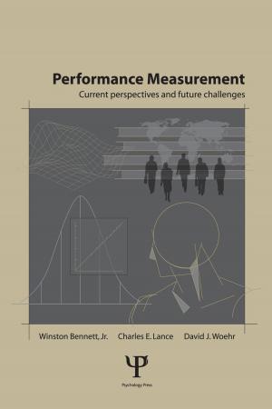 Cover of the book Performance Measurement by Marc Jason Gilbert, Jon Davidann
