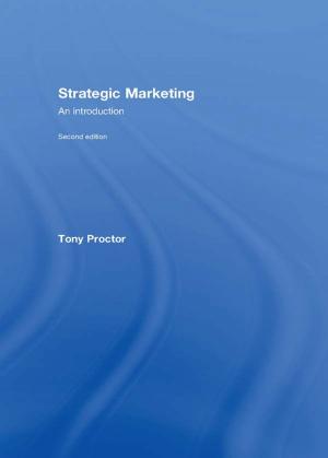 Book cover of Strategic Marketing