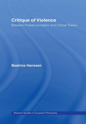 Cover of the book Critique of Violence by Jane Degras