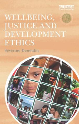 Cover of the book Wellbeing, Justice and Development Ethics by Hetukar Jha