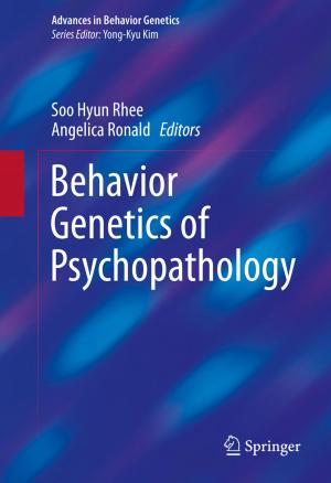 Cover of the book Behavior Genetics of Psychopathology by 