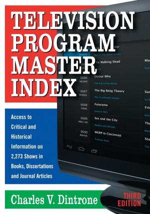 Cover of the book Television Program Master Index by Katherine H. Adams, Michael L. Keene