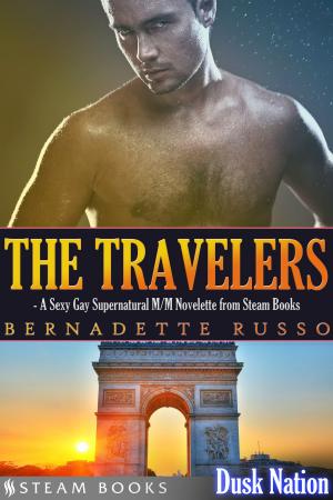 Cover of the book The Travelers - A Sexy Gay Supernatural M/M Novelette from Steam Books by Lauren Battiste, Jeanette Lavia, Carly Katz