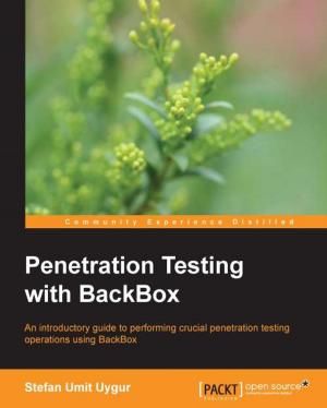 Cover of the book Penetration Testing with BackBox by Daniel Whitenack, Janani Selvaraj