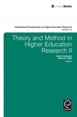 Cover of the book Theory and Method in Higher Education Research II by Joie Jager-Hyman