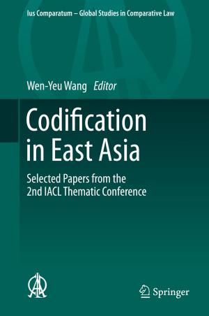 Cover of the book Codification in East Asia by Khawar Jabran