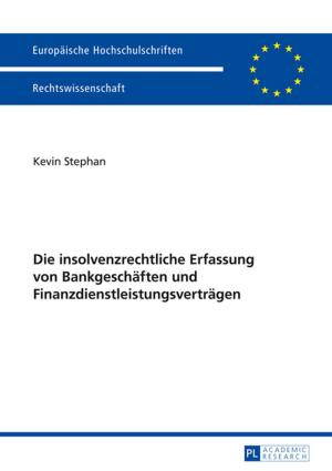 Cover of the book Die insolvenzrechtliche Erfassung von Bankgeschaeften und Finanzdienstleistungsvertraegen by Moshe Y. Bernstein