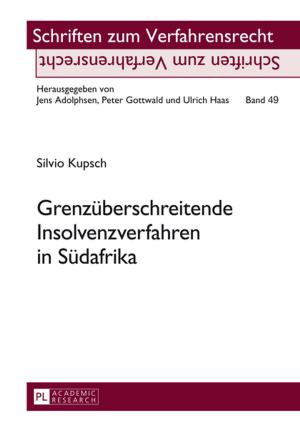 Cover of the book Grenzueberschreitende Insolvenzverfahren in Suedafrika by Anita Perkins