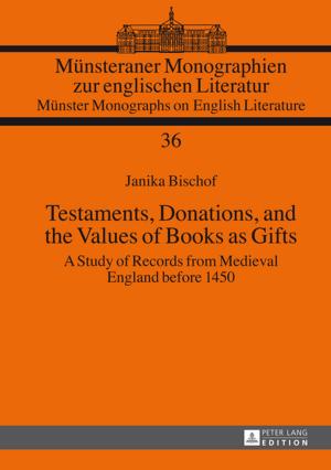 Cover of the book Testaments, Donations, and the Values of Books as Gifts by Lutz Jörres