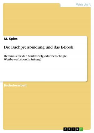 bigCover of the book Die Buchpreisbindung und das E-Book by 