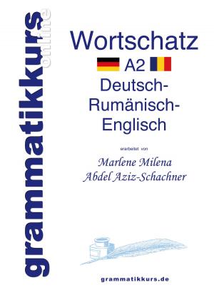 Cover of the book Wörterbuch Deutsch - Rumänisch - Englisch Niveau A2 by Kathleen Lassak