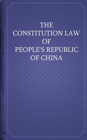 Book cover of The Constitution law of People's Republic of China