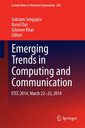 Cover of the book Emerging Trends in Computing and Communication by Bindu Puri