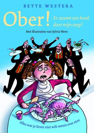 Cover of the book Ober, er zwemt een kwal door mijn soep! by Annemiek Nieborg-van den Ban