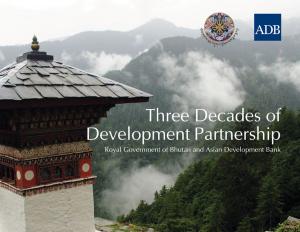 Cover of the book Three Decades of Development Partnership by Eric Zusman, So-Young Lee, Ana Rojas, Linda Adams