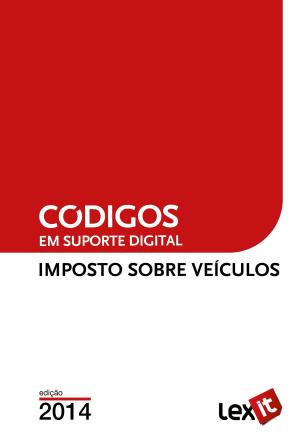 Book cover of Código do ISV 2014