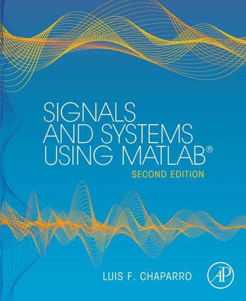 Cover of the book Signals and Systems using MATLAB by Luis Chaparro, Ph.D. University of California, Berkeley, Elsevier Science