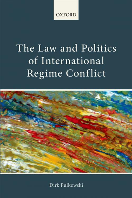 Cover of the book The Law and Politics of International Regime Conflict by Dirk Pulkowski, OUP Oxford