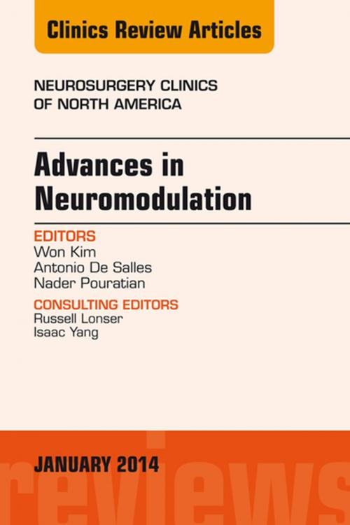 Cover of the book Advances in Neuromodulation, An Issue of Neurosurgery Clinics of North America, An Issue of Neurosurgery Clinics, E-Book by Won Kim, MD, Antonio De Salles, MD, Nader Pouratian, MD, Elsevier Health Sciences