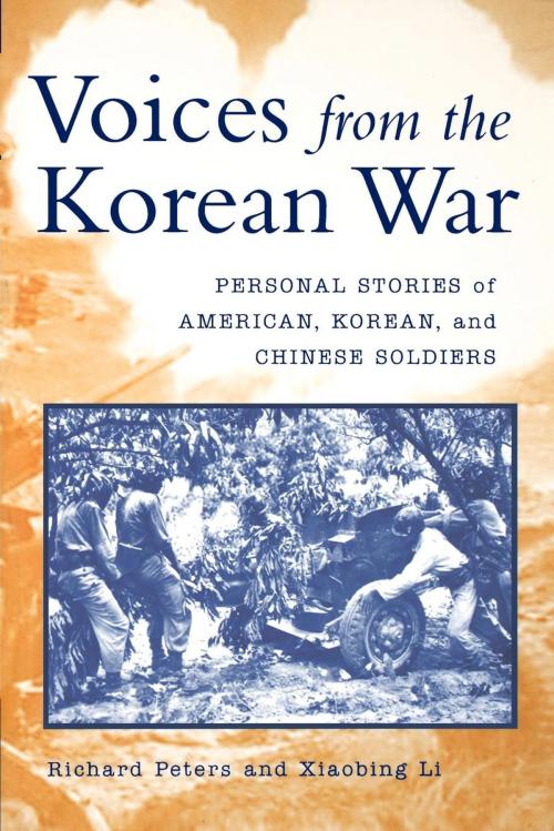 Cover of the book Voices from the Korean War by Richard Peters, Xiaobing Li, The University Press of Kentucky