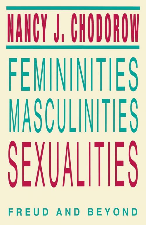 Cover of the book Femininities, Masculinities, Sexualities by Nancy J. Chodorow, The University Press of Kentucky