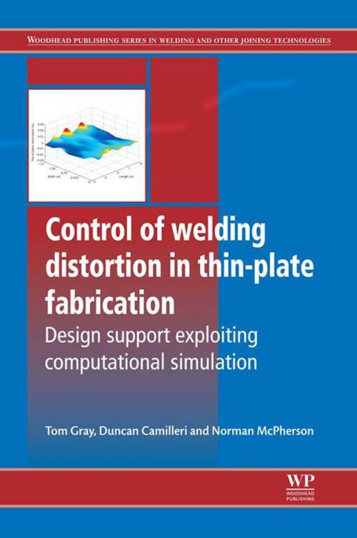 Cover of the book Control of Welding Distortion in Thin-Plate Fabrication by Tom Gray, D. Camilleri, N. McPherson, Elsevier Science
