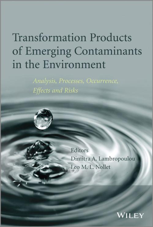 Cover of the book Transformation Products of Emerging Contaminants in the Environment by , Wiley