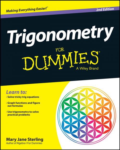 Cover of the book Trigonometry For Dummies by Mary Jane Sterling, Wiley